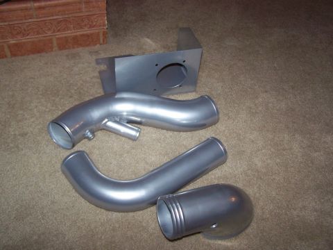 2003 Mercury Marauder - Supercharger pipes and air box.