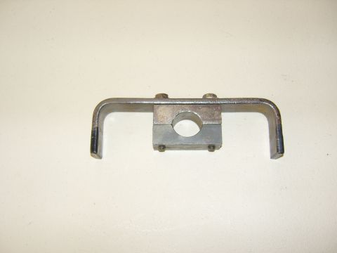2007 Ford Mustang - Photograph of a U-shaped holding service tool, not a document.