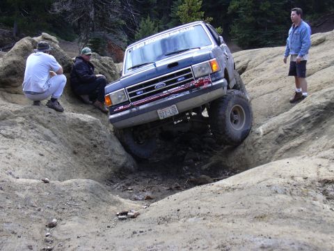 1991 Ford Bronco - A 1991 Ford Bronco tackles a challenging off-road course during Dustbowl Fest 2004.