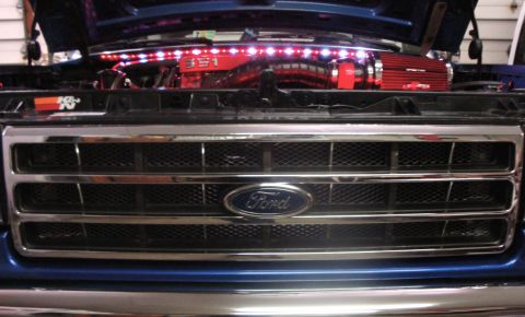1989 Ford Bronco - Custom Mesh Chrome Grill