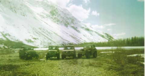 1975 Toyota Land Cruiser - my first trip to Boulder Creek May 1999