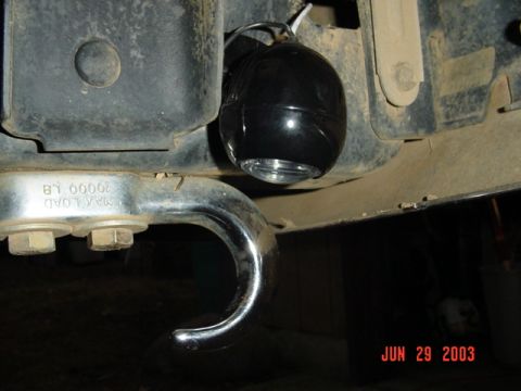 1989 Ford Bronco - New lights pointed at the ground