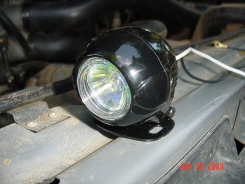 1989 Ford Bronco - New cheapo halogens for the front
