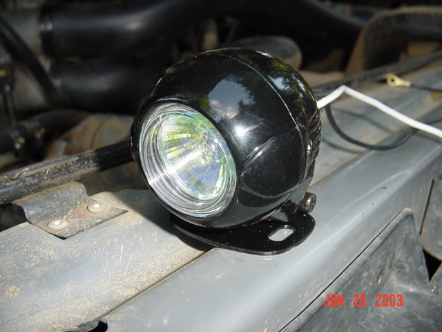New cheapo halogens for the front