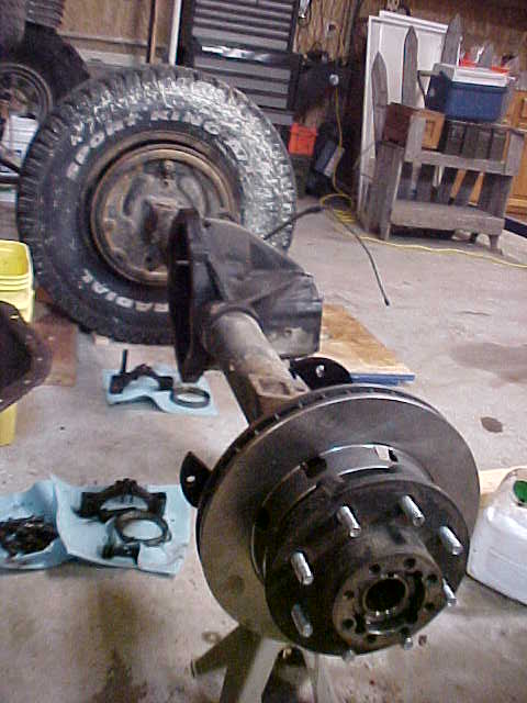 1975 Chevrolet Blazer - 14bff rotor and hub instarlled