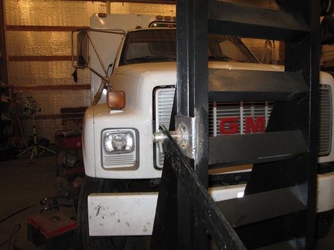 1992 Ford Bronco - Photograph of a GMC truck front end, not a technical document.
