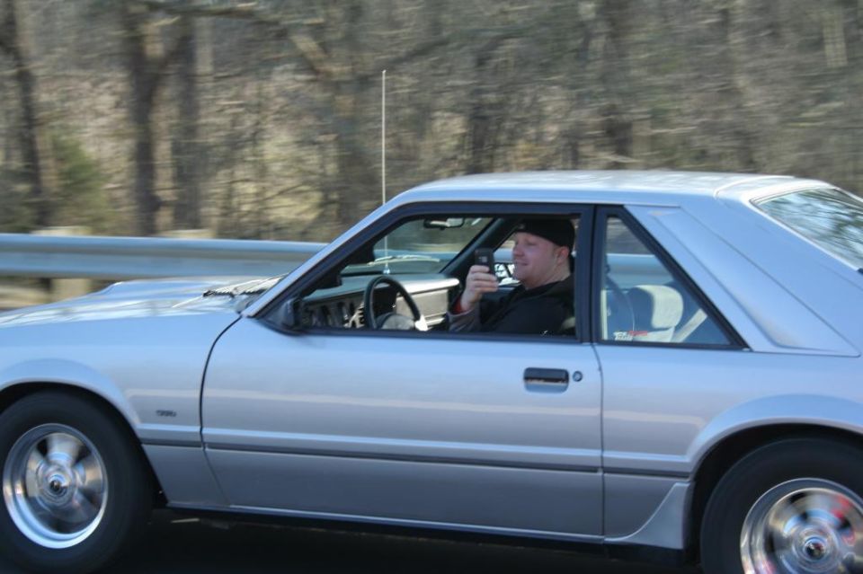 That's not me driving.