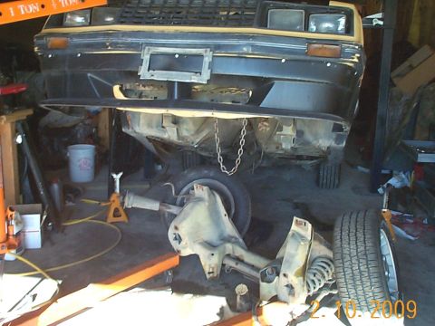 1982 Ford Mustang - old 6CLY K member