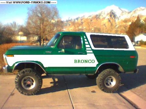 1986 Ford Bronco - Here's a mock-up of how I intend to repaint Betty Lou.