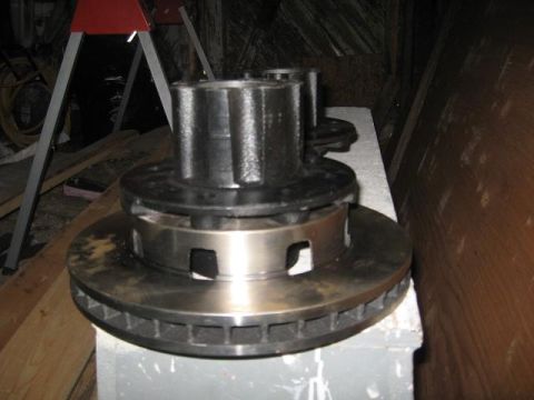 1988 Ford Bronco - Had the hubs machined down to fit the rotors.