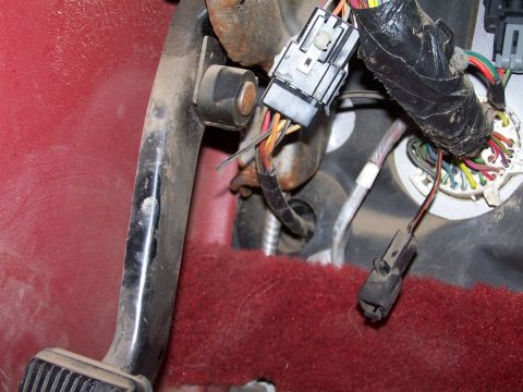 1990 Ford Bronco - 90 RABS test connector (Black w/ orange)
