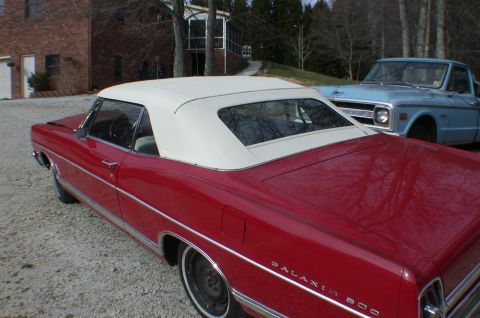 1967 Ford Galaxie - Key Tops brand convertible top installed by [url=http://www.aaronscustomrestorations.com]Aaron's Custom Restorations . The old top had a hu…