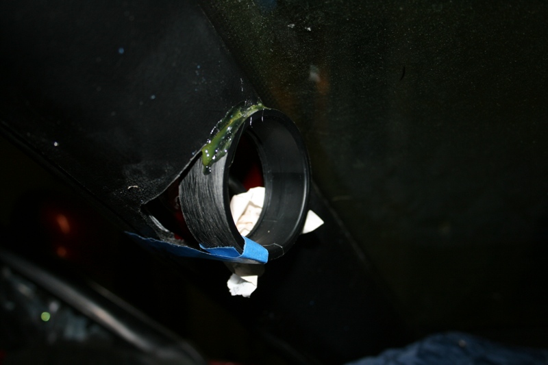 Hole, ABS pipe