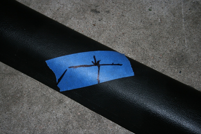 Marked A-pillar
