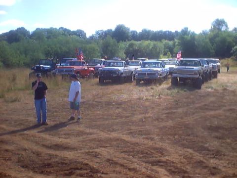 1976 Ford F-100 - Staging area.