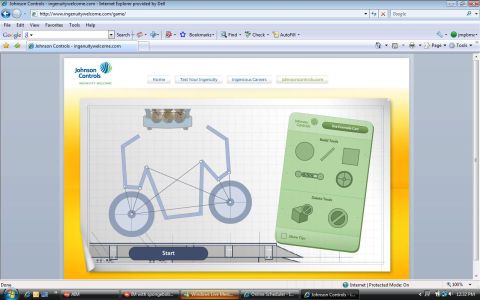 1996 Ford Bronco - A digital blueprint displays a vehicle design with a couch, alongside a tool selection panel.