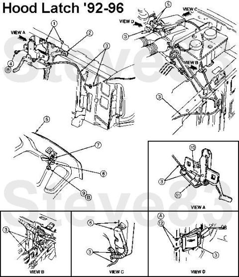 1983 Ford Bronco - '92-96 Hood Latch IF THE IMAGE IS TOO SMALL, click it. '80-96 similar [url=https://www.supermotors.net/registry/media/544671] https://www.s…