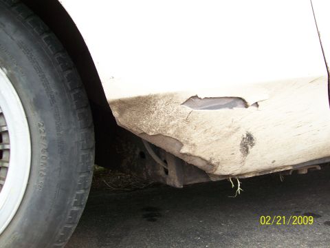 1972 Ford Ranchero - FENDER DAMAGE