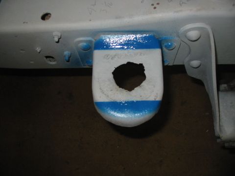 1978 Ford Bronco - Stage 4 painted outline for replacement plate pic 16