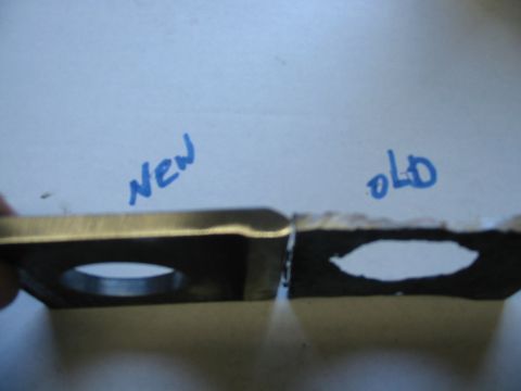 1978 Ford Bronco - Stage 4 shows how thin the metal has become at center of hole. I am glad that this is getting fixed. pic 19