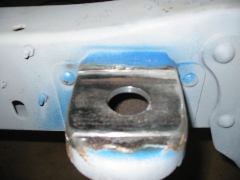 1978 Ford Bronco - Stage 4 front veiw of fitted plate. I grinded the new plate to fit the section that was removed to fit perfectly in the section to be repai…