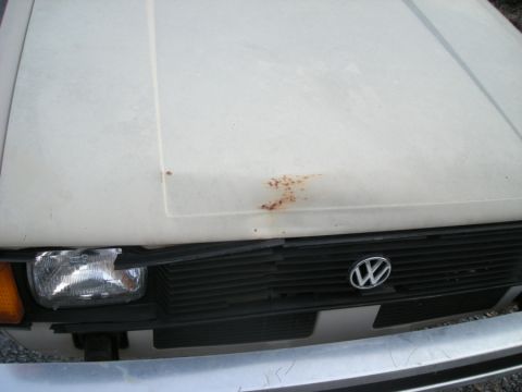 1983 Volkswagen Rabbit - front ding