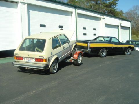 1983 Volkswagen Rabbit - loaded up