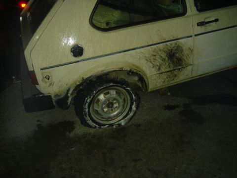 1983 Volkswagen Rabbit - opps, almost make it