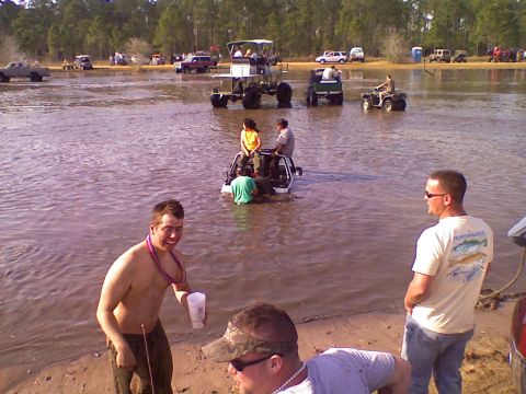 1996 Ford F-150 - tracker under water