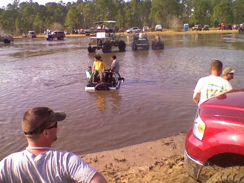 1996 Ford F-150 - tracker under water