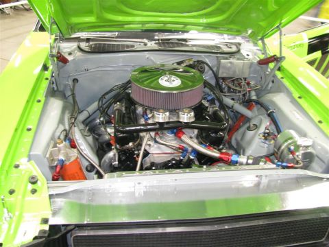 2003 Mercury Marauder - Custom engine bay features a large air filter and braided fuel lines.