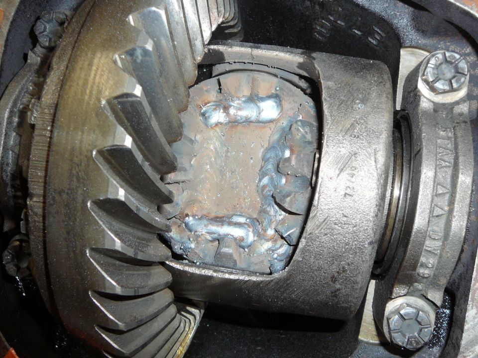 Welded differential gears