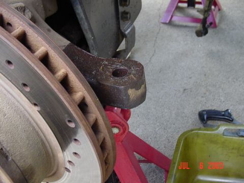 1989 Ford Bronco - Top of the hole before we mess with it.