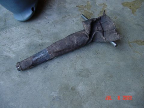 1989 Ford Bronco - We wrapped some emery cloth around the bit to clean up the chatter a little bit