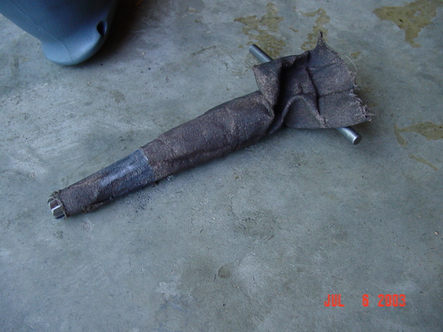We wrapped some emery cloth around the bit to clean up the chatter a little bit