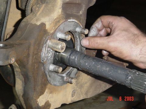 1989 Ford Bronco - Mark had to put his spindle back together,,,
