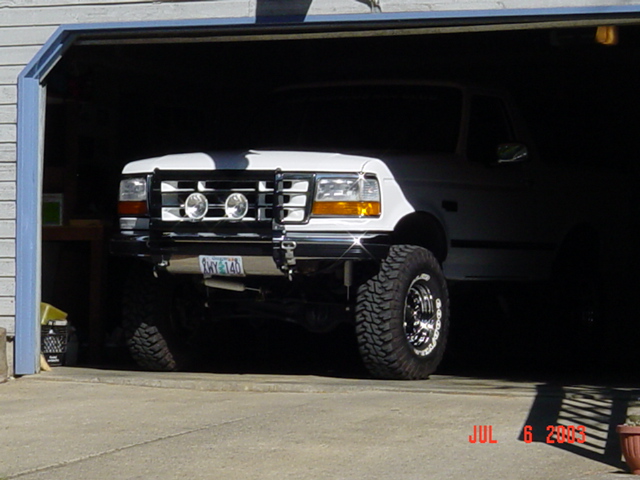 Back in the garage