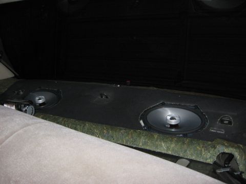 2003 Ford Taurus - Installed! In hindsight, I should have tested it with the seat back installed and should have left the tweeters positioned as shown in the…
