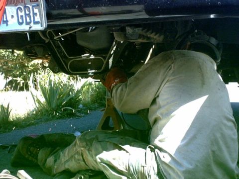 1995 Ford Bronco - Rivets. Grindin on rivets. 8 I think.