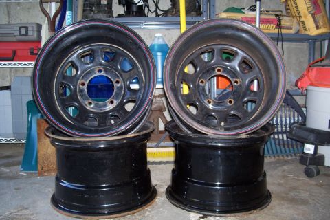 1995 Ford Bronco - New wheels