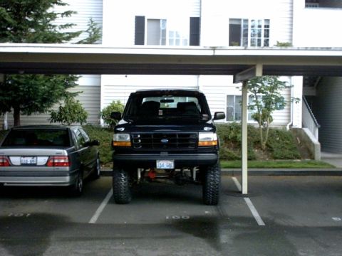 1995 Ford Bronco - And here is the after