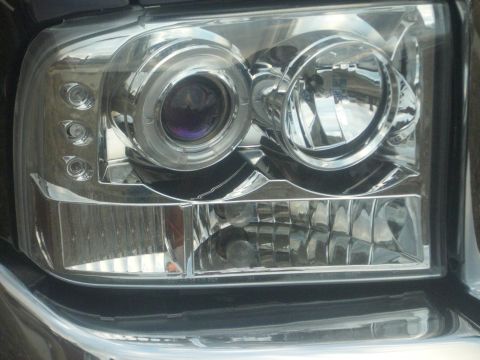 2000 Ford Excursion - Close up of Headlights
