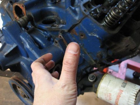 1966 Ford F-100 - Owie. My first injury.