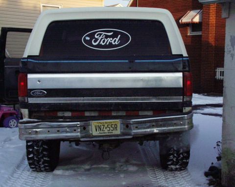 1989 Ford Bronco - stock bumper