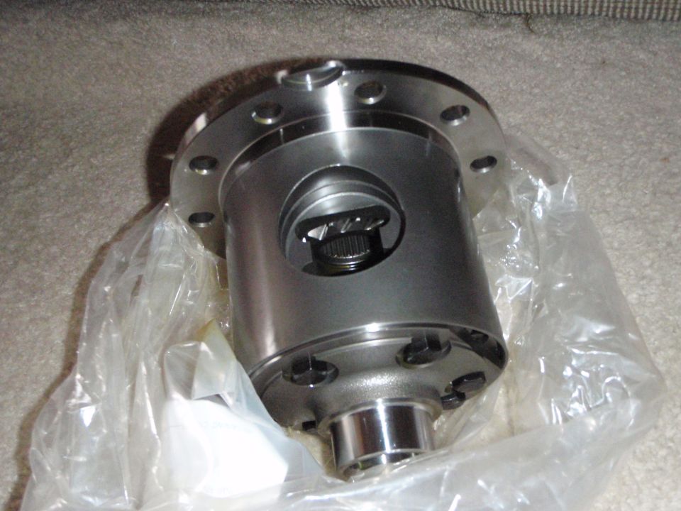 New differential locker in plastic wrap on carpet