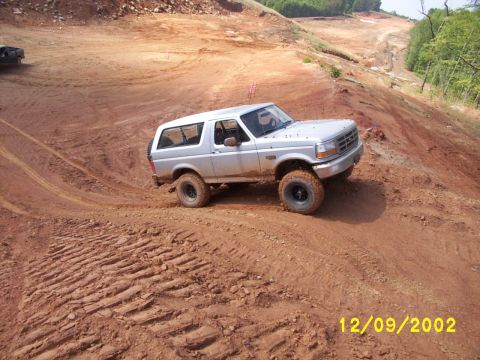1995 Ford Bronco - Playin around some hills.