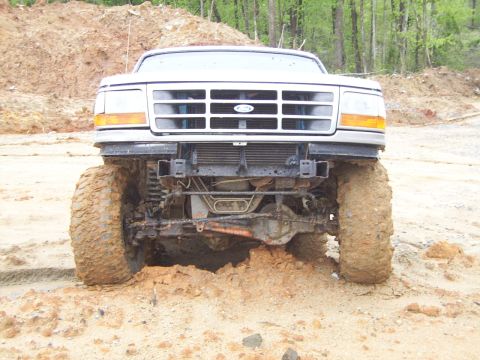 1995 Ford Bronco - They caked up pretty quick in the Carolina clay, but just about anything but a Bogger would.