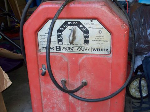 1990 Ford Bronco - This Powr-Kraft welder, sold by Montgomery Ward, features an amperage dial ranging from 40 to 225.
