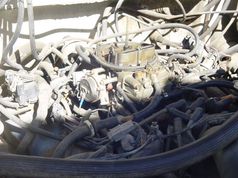 1982 Ford Bronco - Holy flying vaccum hose monster Batman, i know the intake manifold is in there somewhere!!!!