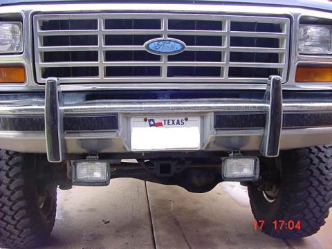 1986 Ford Bronco - front hitch
